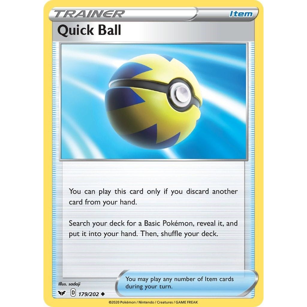 Image for Quick Ball (179/202) (SWSH01) - Pokemon