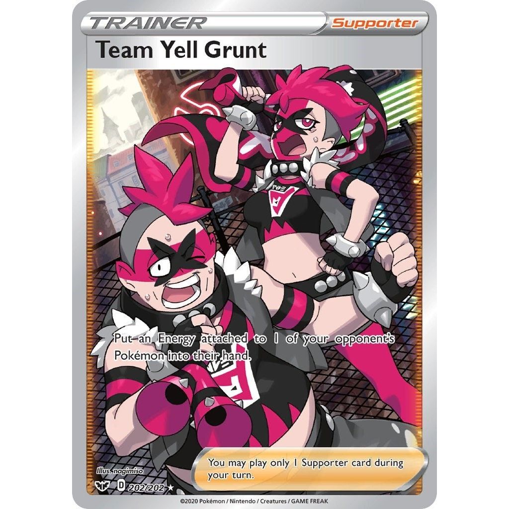 Image for Team Yell Grunt (Full Art) (202/202) (SWSH01) - Pokemon
