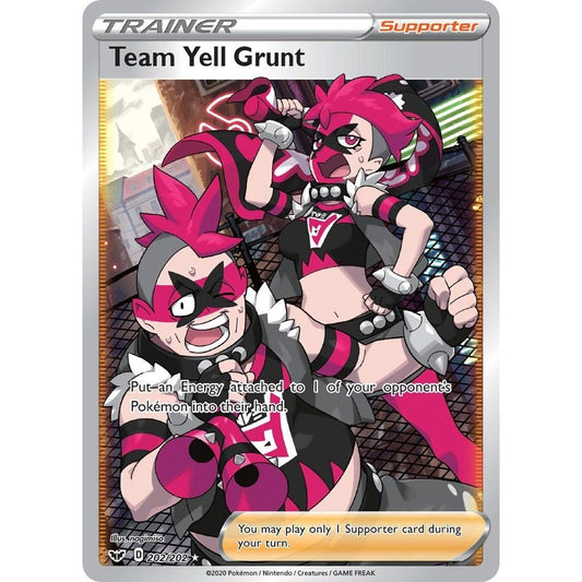 Image for Team Yell Grunt (Full Art) (202/202) (SWSH01) - Pokemon