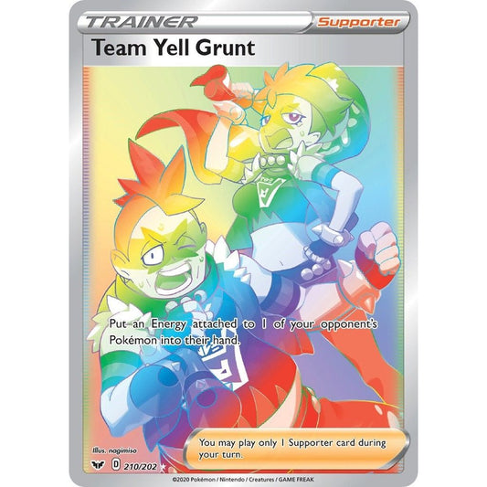 Image for Team Yell Grunt (Secret) (210/202) (SWSH01) - Pokemon