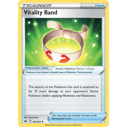 Image for Vitality Band (185/202) (SWSH01) - Pokemon