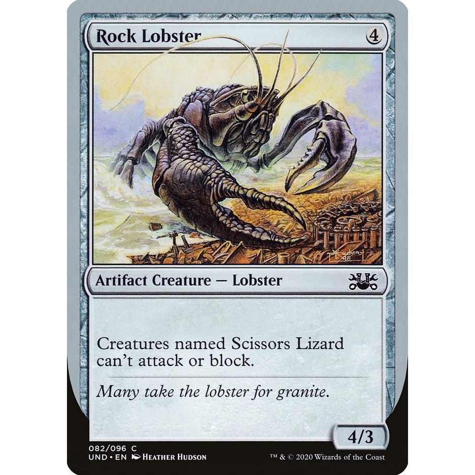 Image for Rock Lobster (82) (UND) - Magic: The Gathering