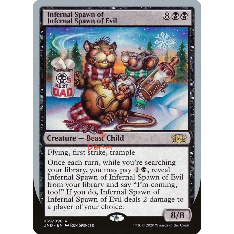 Image for Infernal Spawn of Infernal Spawn of Evil (39) (UND) - Magic: The Gathering