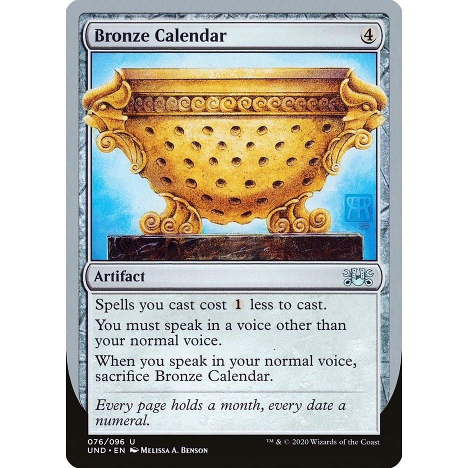 Image for Bronze Calendar (76) (UND) - Magic: The Gathering