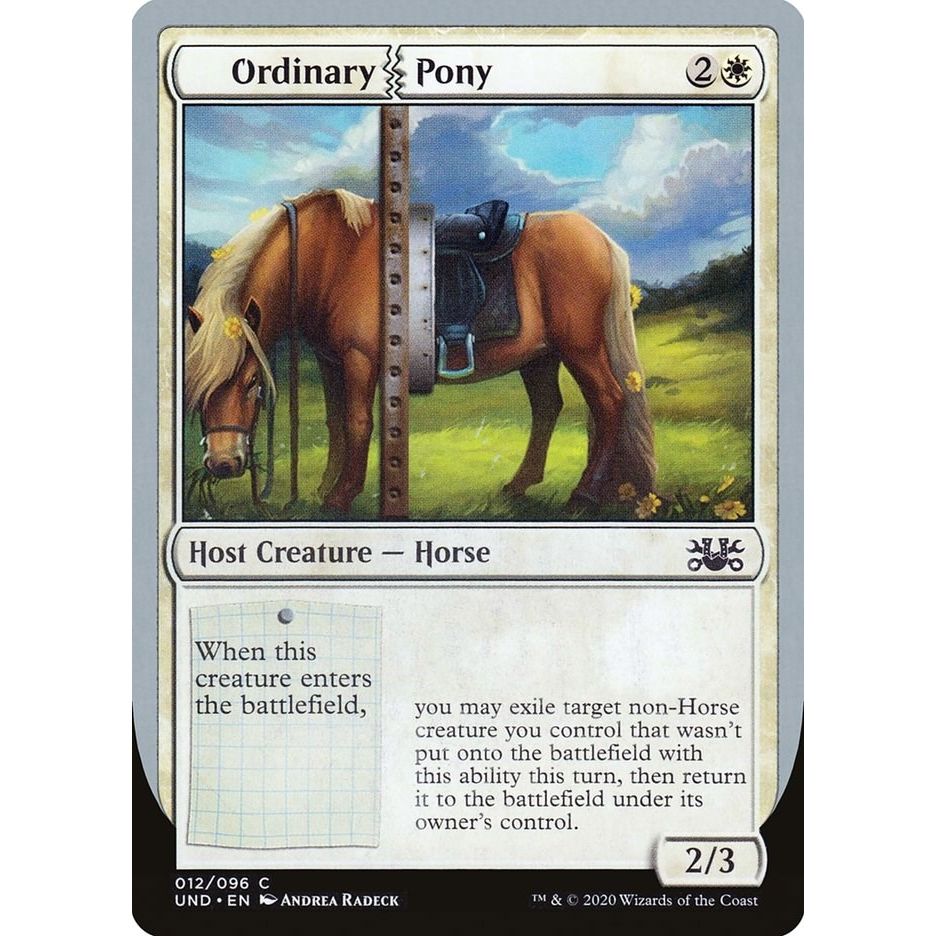 Image for Ordinary Pony (12) (UND) - Magic: The Gathering