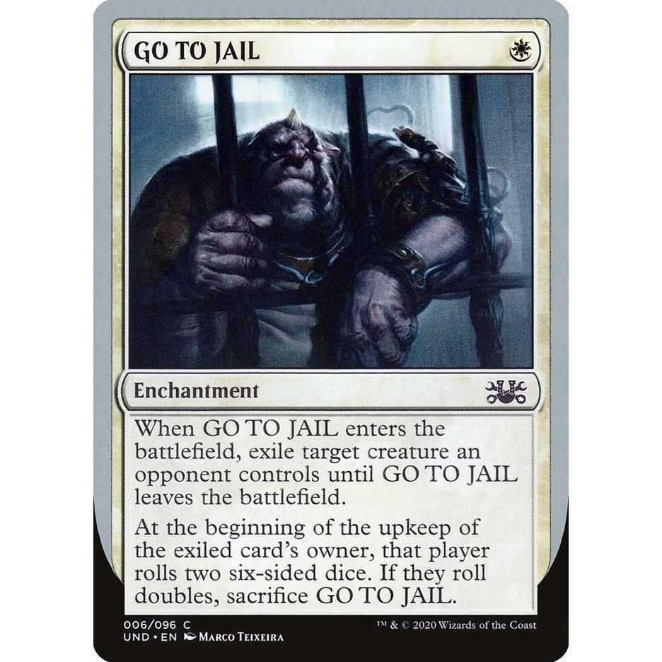 Image for GO TO JAIL (6) (UND) - Magic: The Gathering