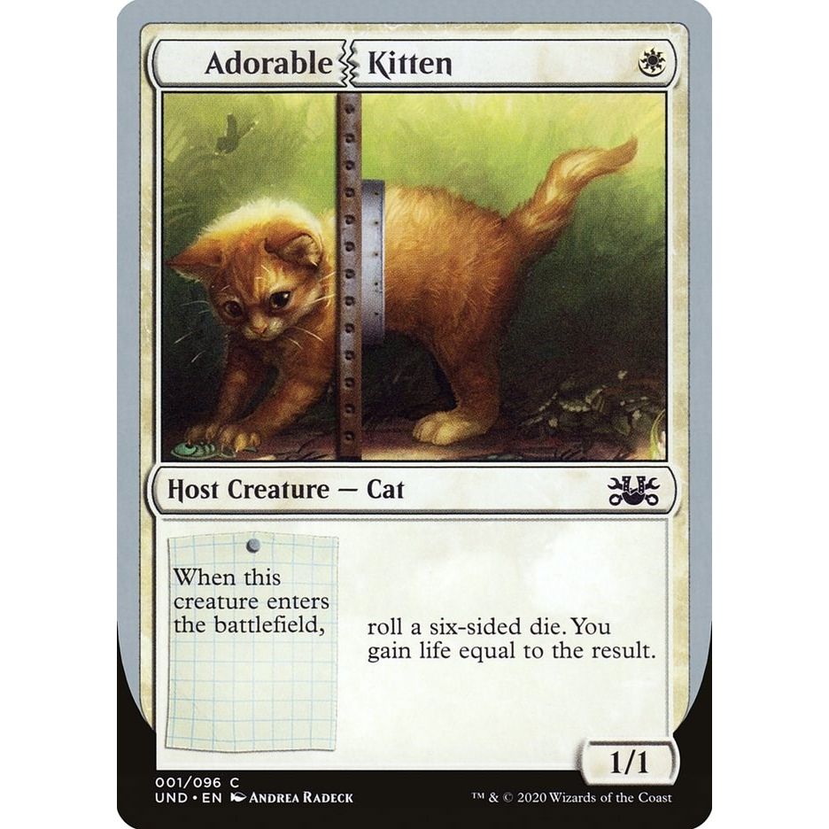 Image for Adorable Kitten (1) (UND) - Magic: The Gathering