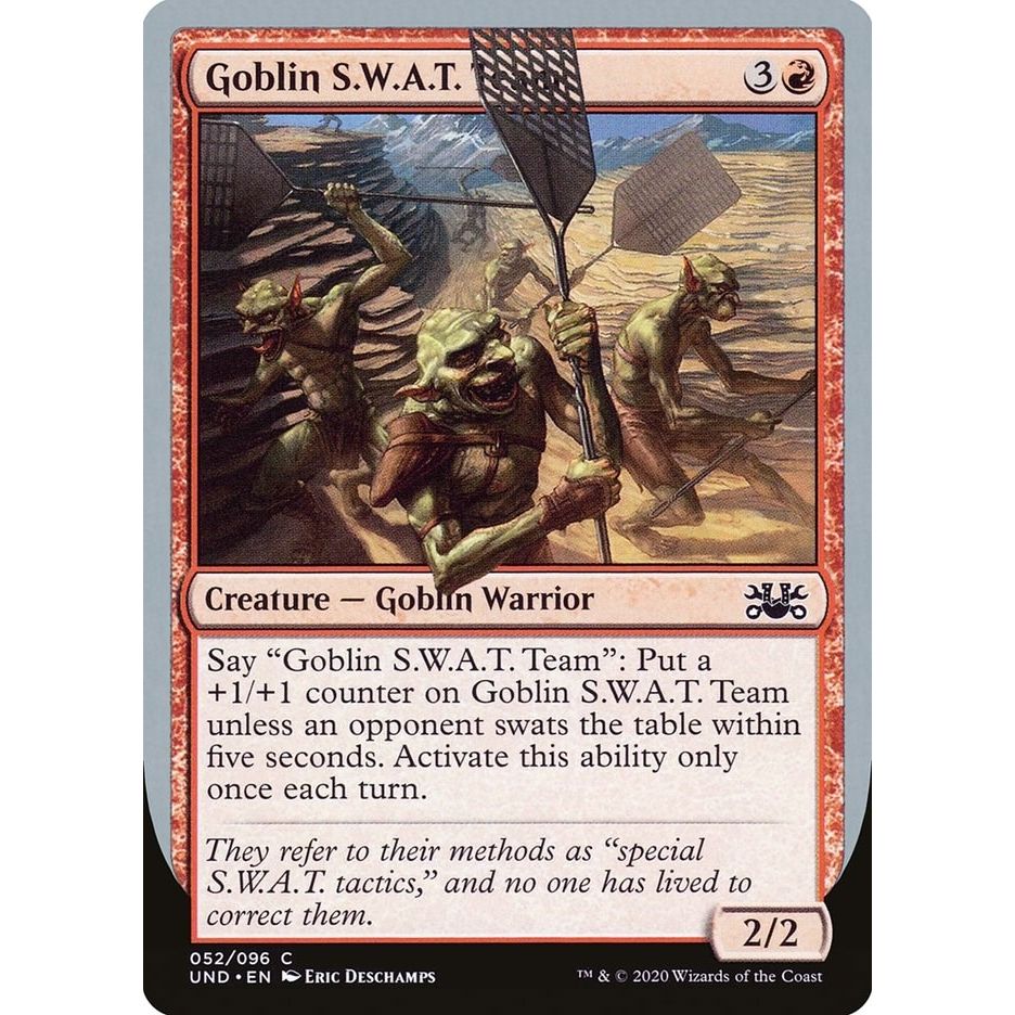 Image for Goblin S.W.A.T. Team (52) (UND) - Magic: The Gathering