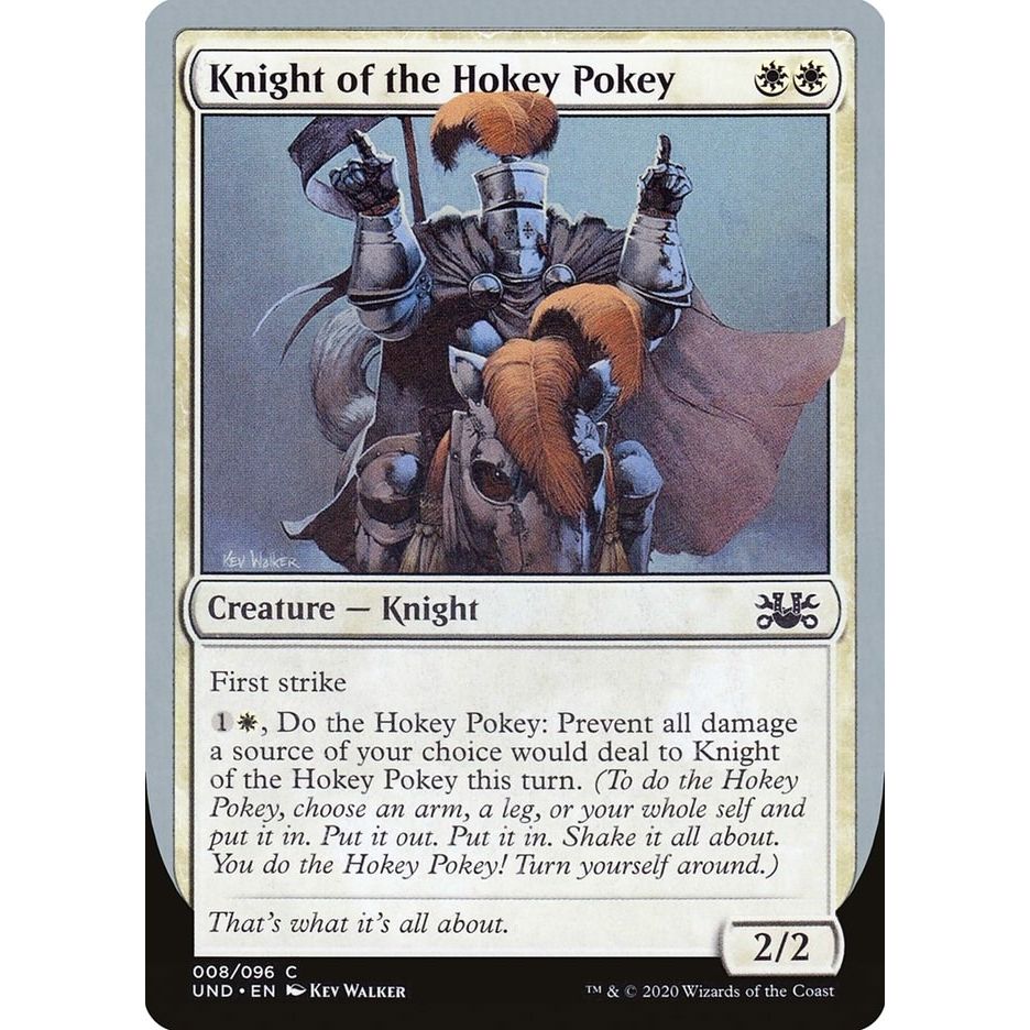 Image for Knight of the Hokey Pokey (8) (UND) - Magic: The Gathering