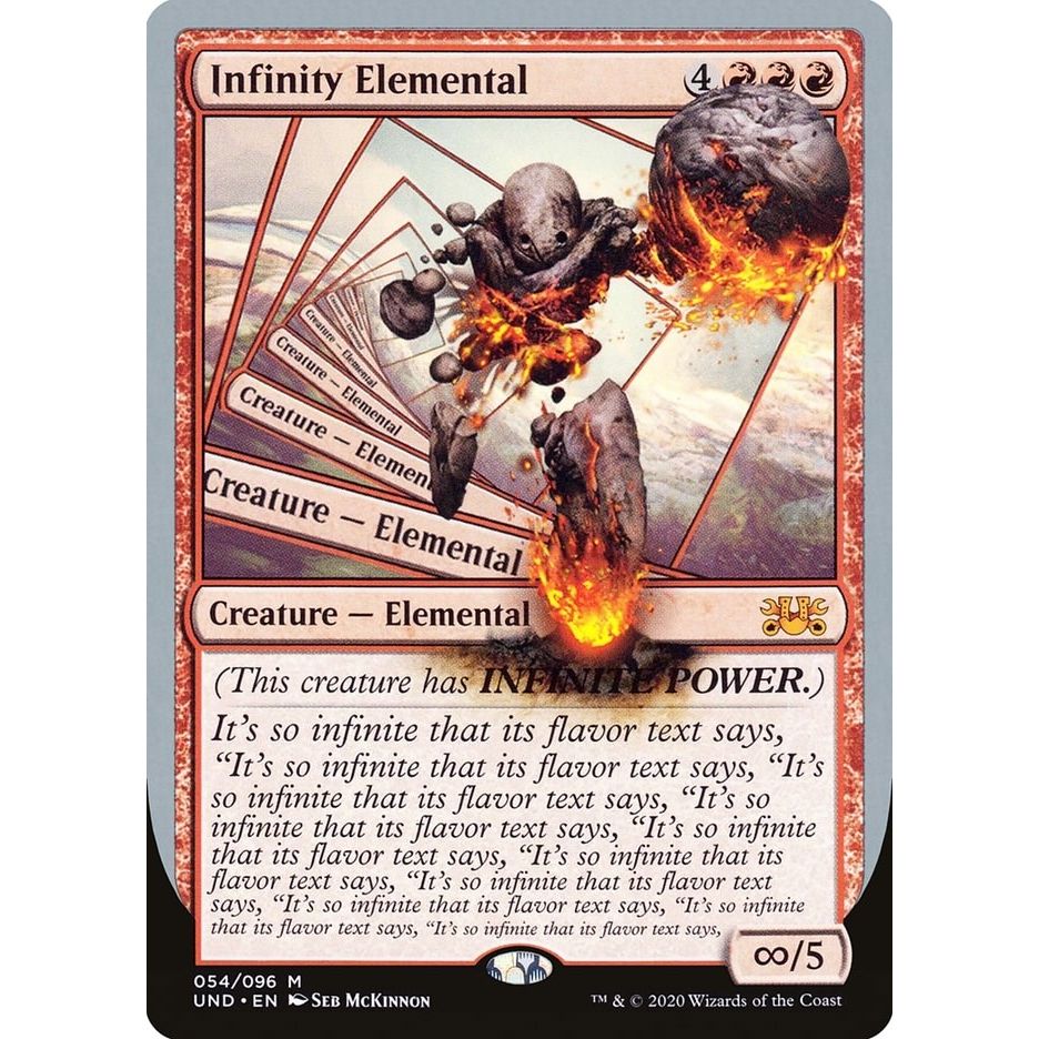 Image for Infinity Elemental (54) (UND) - Magic: The Gathering
