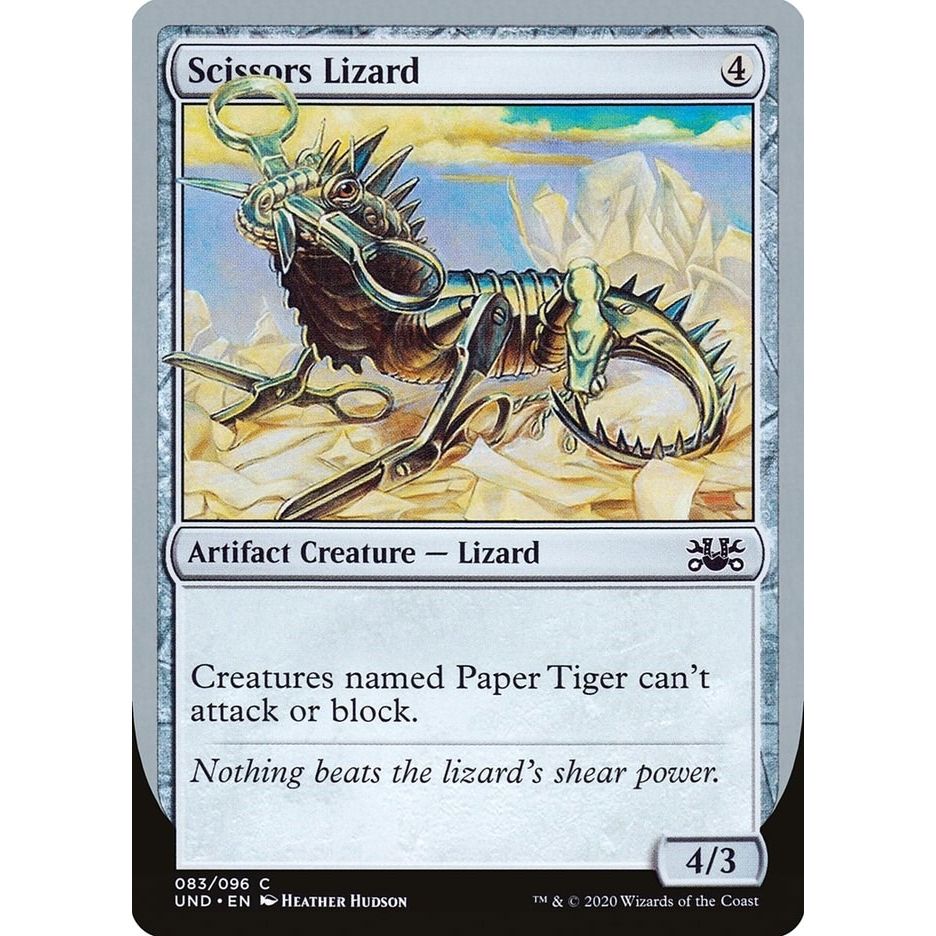 Image for Scissors Lizard (83) (UND) - Magic: The Gathering