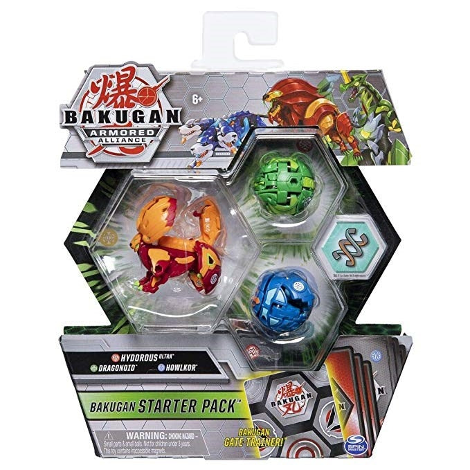 Image for Bakugan Ultra Armored Alliance Starter Set with Transforming Creatures - Pyrus Hydorous - Bakugan TCG