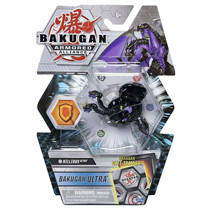 Image for Bakugan Ultra 3-inch Tall Collectible Transforming Creature - Darkus Nillious - Bakugan TCG