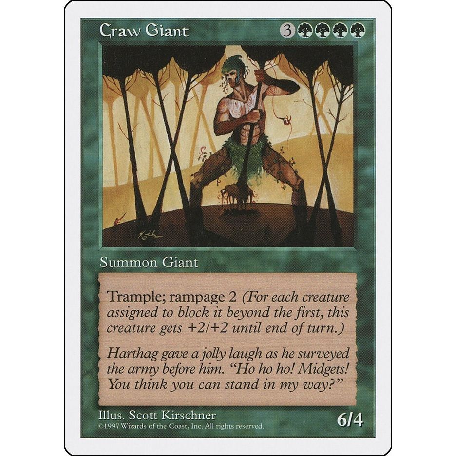 Image for Craw Giant (5ED) - Magic: The Gathering