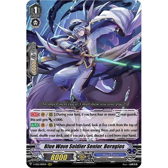 Image for Blue Wave Soldier Senior, Beragios (V-EB12/009EN) (V-EB12) - Cardfight Vanguard