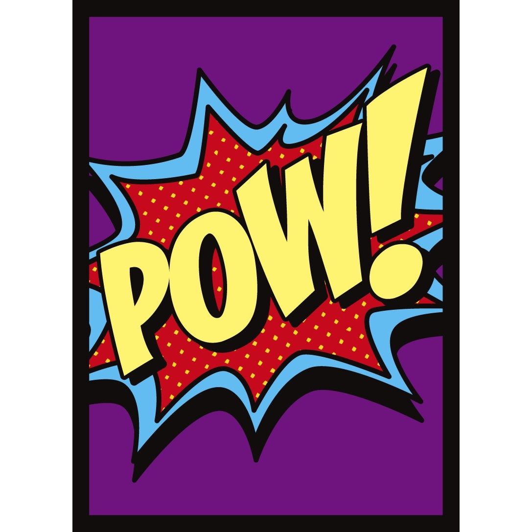 Image for Double Matte Art Sleeve - Pow! (50-Pack) - Card Sleeves