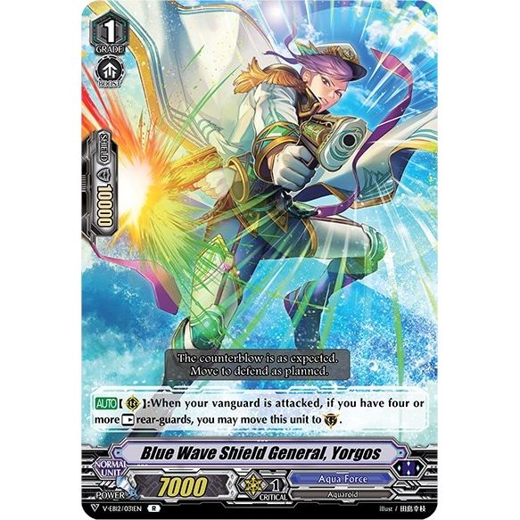 Image for Blue Wave Shield General, Yorgos (V-EB12/031EN) (V-EB12) - Cardfight Vanguard