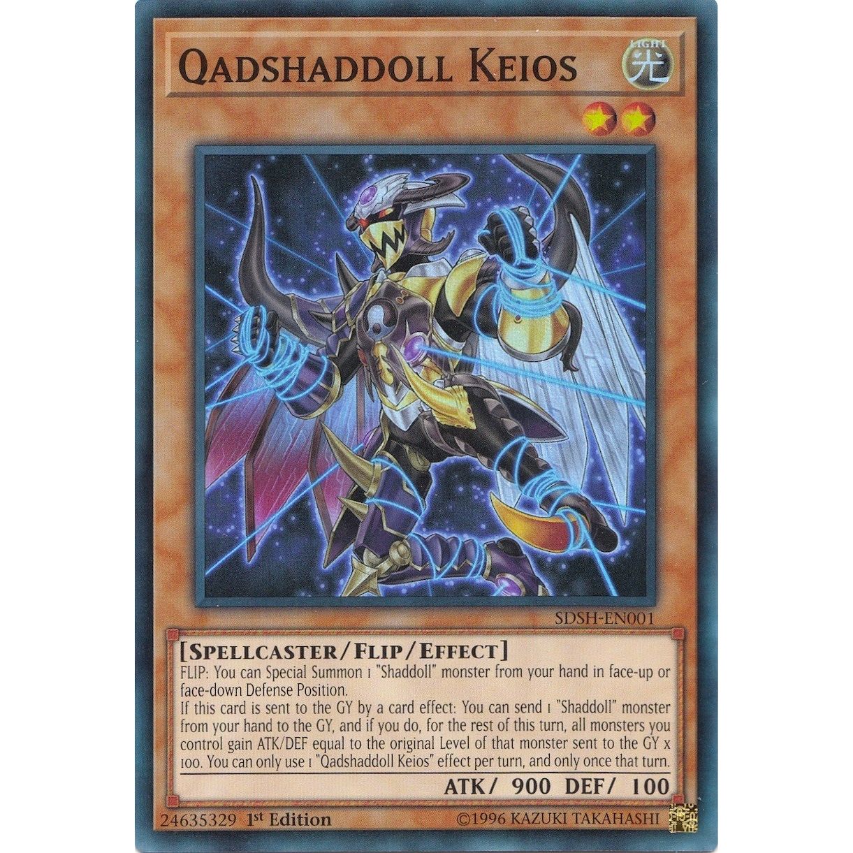 Image for Qadshaddoll Keios (SDSH-EN001) (SDSH) - YuGiOh