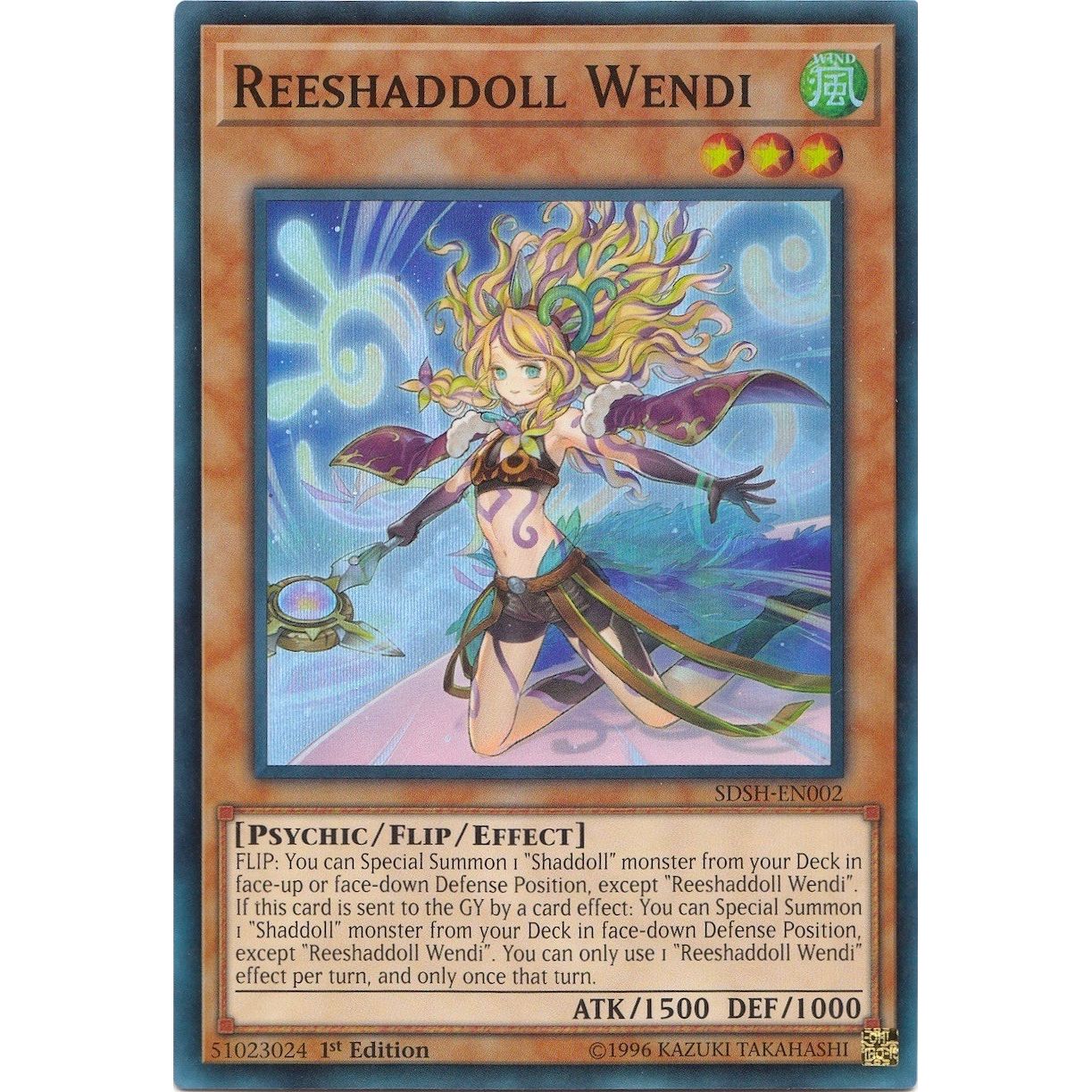Image for Reeshaddoll Wendi (SDSH-EN002) (SDSH) - YuGiOh