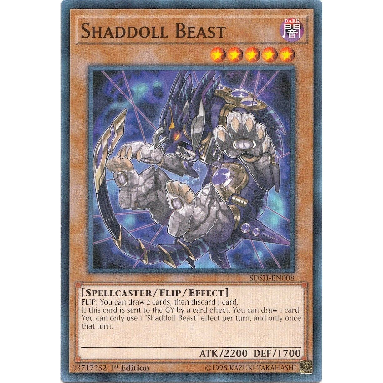 Image for Shaddoll Beast (SDSH-EN008) (SDSH) - YuGiOh