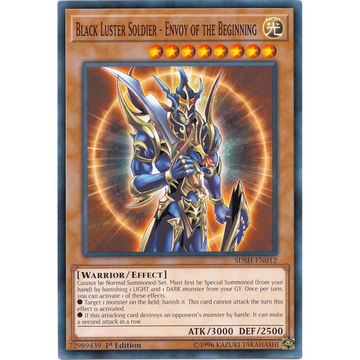 Image for Black Luster Soldier - Envoy of the Beginning (SDSH-EN012) (SDSH) - YuGiOh