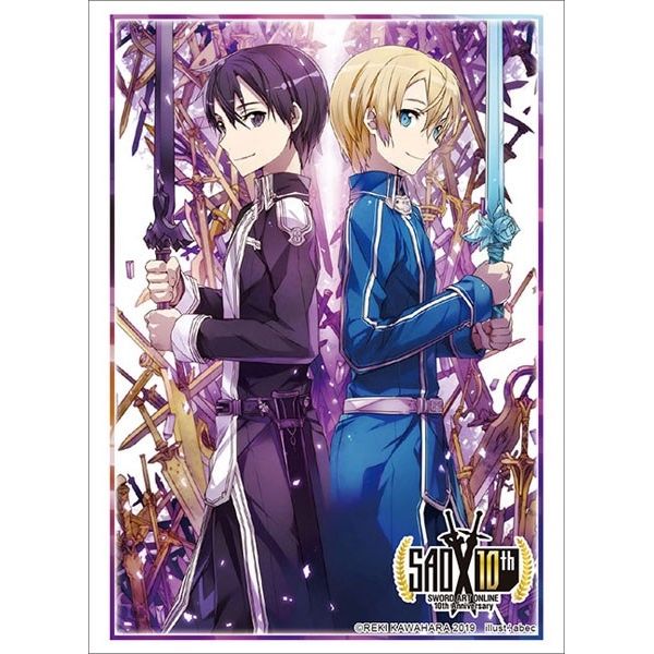Image for Bushiroad Sleeve Collection HG Vol.2339: Sword Art Online 10th Anniversary - Kirito & Eugeo (60-Pack) - Card Sleeves