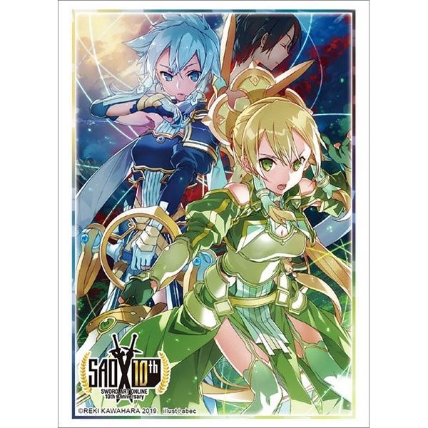 Image for Bushiroad Sleeve Collection HG Vol.2342: Sword Art Online 10th Anniversary - Sinon & Leafa & Kirito (60-Pack) - Card Sleeves
