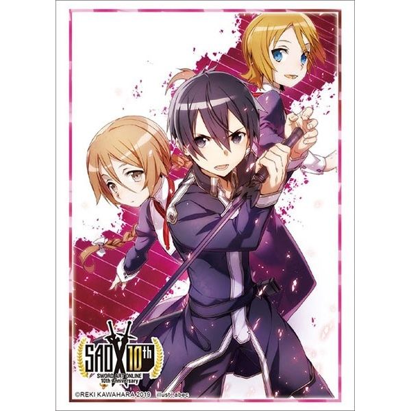 Image for Bushiroad Sleeve Collection HG Vol.2337: Sword Art Online 10th Anniversary - Kirito & Fizel & Linel (60-Pack) - Card Sleeves