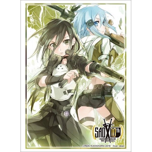 Image for Bushiroad Sleeve Collection HG Vol.2318: Sword Art Online 10th Anniversary Phantom Bullet - Kirito & Sinon (60-Pack) - Card Sleeves
