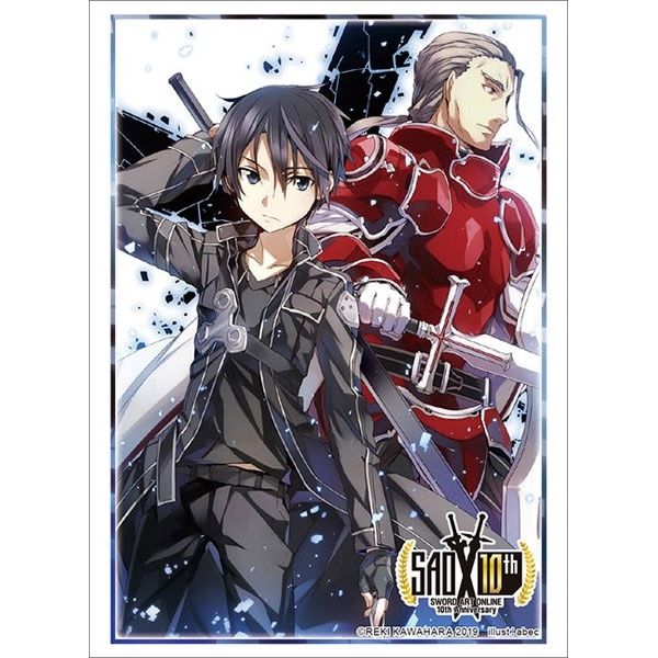 Image for Bushiroad Sleeve Collection HG Vol.2320: Sword Art Online 10th Anniversary Early and Late - Kirito & Heathcliff (60-Pack) - Card Sleeves