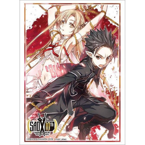 Image for Bushiroad Sleeve Collection HG Vol.2316: Sword Art Online 10th Anniversary Fairy Dance - Asuna & Kirito (60-Pack) - Card Sleeves