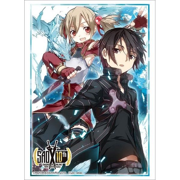 Image for Bushiroad Sleeve Collection HG Vol.2314: Sword Art Online 10th Anniversary Aincrad - Silica & Kirito (60-Pack) - Card Sleeves