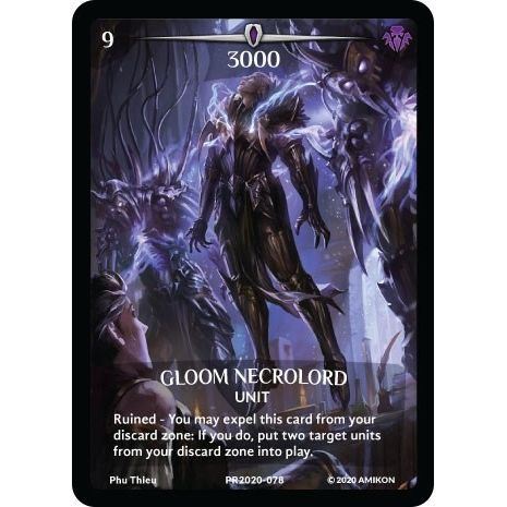 Image for Gloom Necrolord (Full Art) (PR2020-078) (PR) - Argent Saga TCG