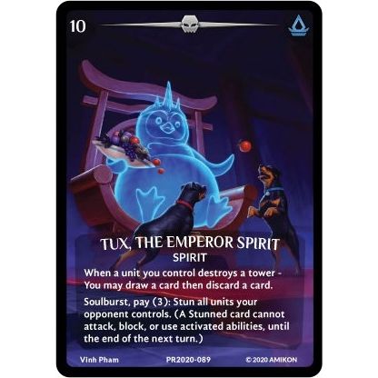 Image for Tux, the Emperor Spirit (PR2020-089) (PR) - Argent Saga TCG