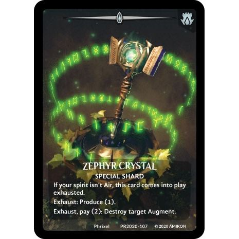 Image for Zephyr Crystal (Full Art) (PR2020-107) (PR) - Argent Saga TCG