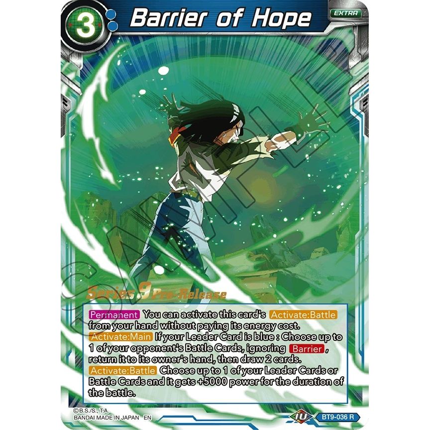 Image for Barrier of Hope (BT9-036) (DBS-B09PRE) - Dragon Ball Super: Masters