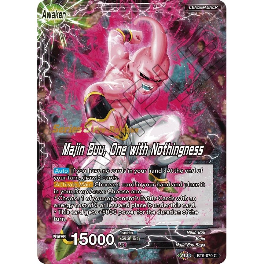 Image for Bibidi // Majin Buu, One with Nothingness (BT9-070) (DBS-B09PRE) - Dragon Ball Super: Masters