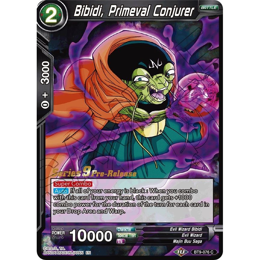 Image for Bibidi, Primeval Conjurer (BT9-076) (DBS-B09PRE) - Dragon Ball Super: Masters