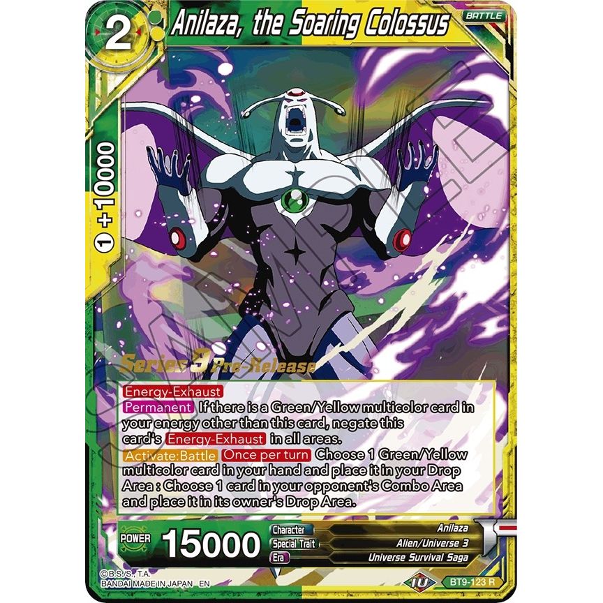 Image for Anilaza, the Soaring Colossus (BT9-123) (DBS-B09PRE) - Dragon Ball Super: Masters