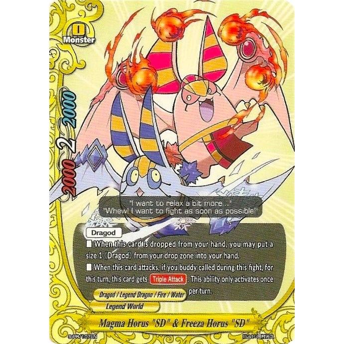 Image for Magma Horus "SD" & Freeza Horus "SD" (S-PR/107EN) (S-PR) - Future Card BuddyFight