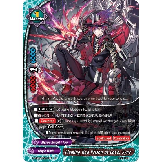 Image for Flaming Red Prison of Love. Sync (S-CBT03/0011EN) (S-CBT03) - Future Card BuddyFight
