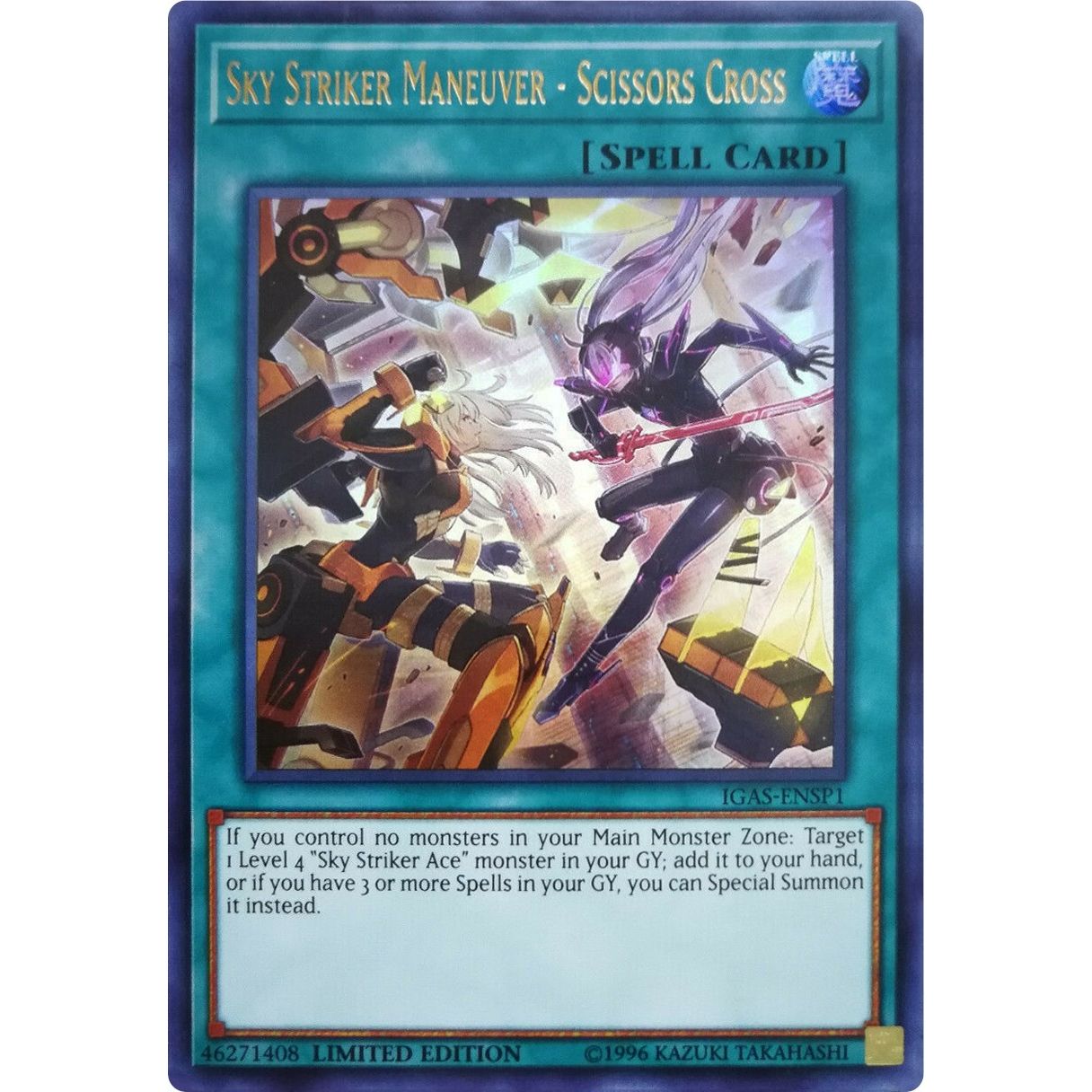Image for Sky Striker Maneuver - Scissors Cross (IGAS-ENSP1) (IGAS-ENSP1) (IGAS) - YuGiOh