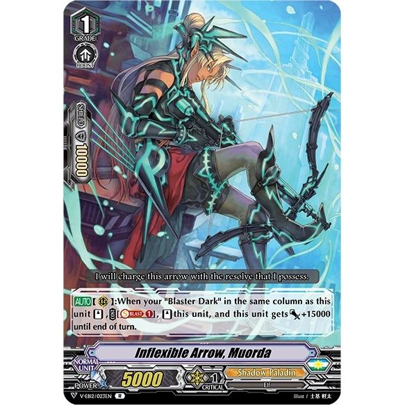 Image for Inflexible Arrow, Muorda (V-EB12/023EN) (V-EB12) - Cardfight Vanguard