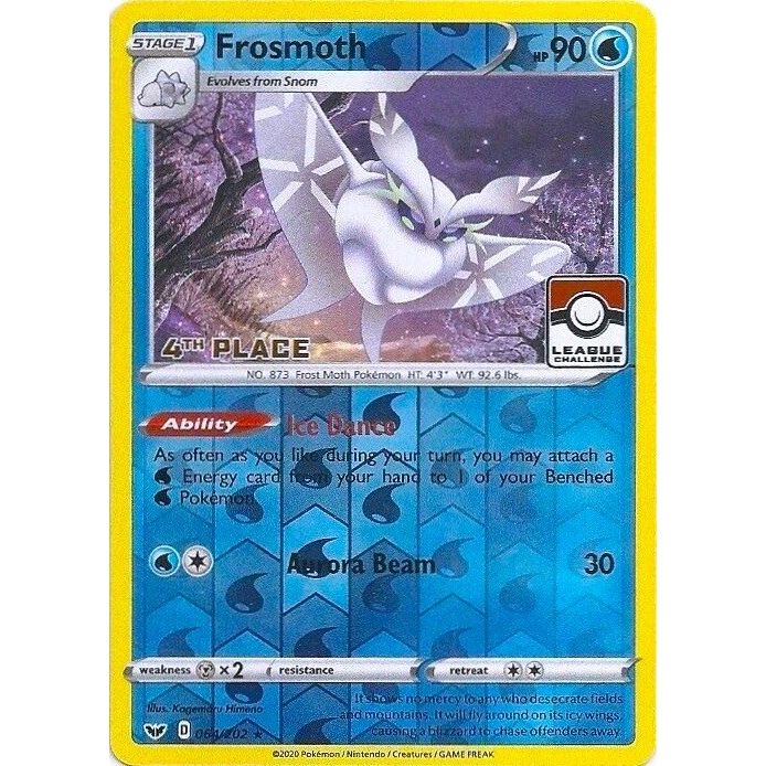 Image for Frosmoth - 064/202 (League Challenge) [4th Place] (064/202) (PR) - Pokemon