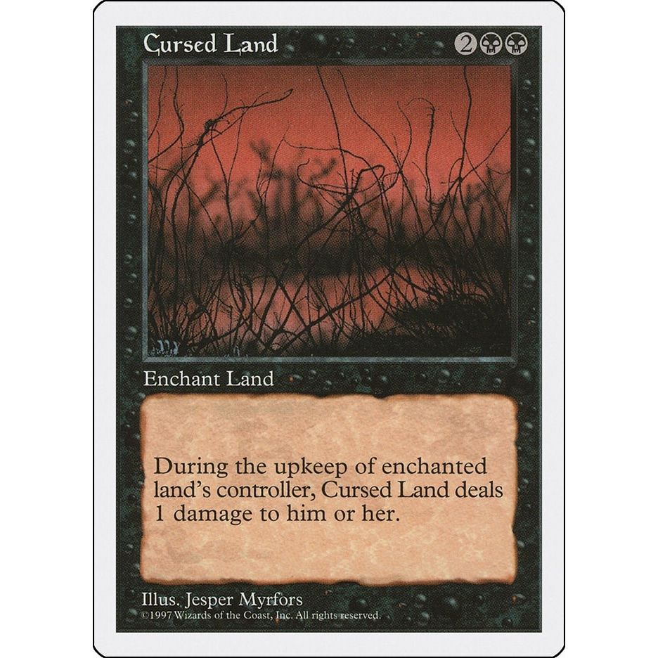 Image for Cursed Land (5ED) - Magic: The Gathering