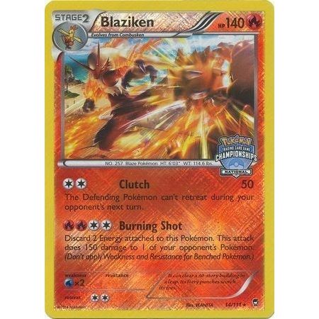 Image for Blaziken - 14/111 (National Championships) (014/111) (PR) - Pokemon