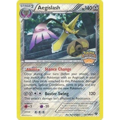 Image for Aegislash - 85/146 (Regional Championships) (085/146) (PR) - Pokemon