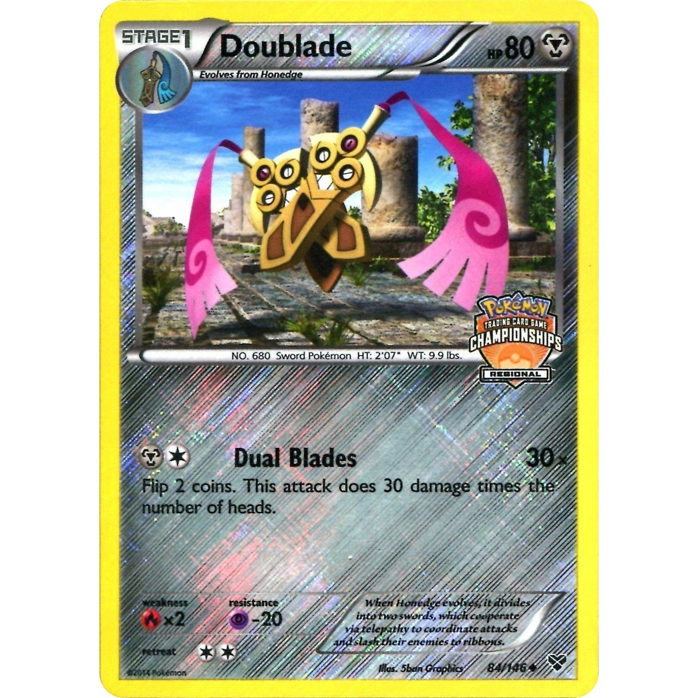 Image for Doublade - 84/146 (Regional Championships) (084/146) (PR) - Pokemon