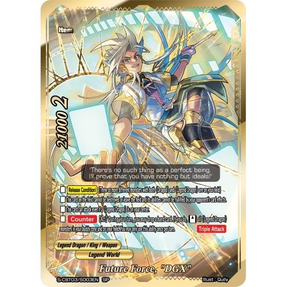 Image for Future Force, "DGX" (SP) (S-CBT03/S003EN) (S-CBT03) - Future Card BuddyFight