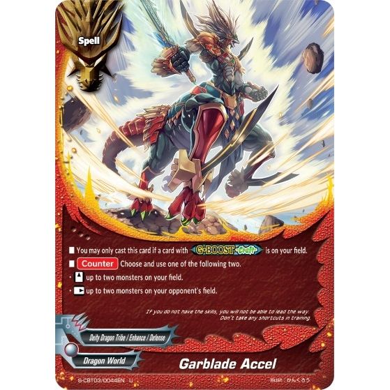 Image for Garblade Accel (S-CBT03/0044EN) (S-CBT03) - Future Card BuddyFight